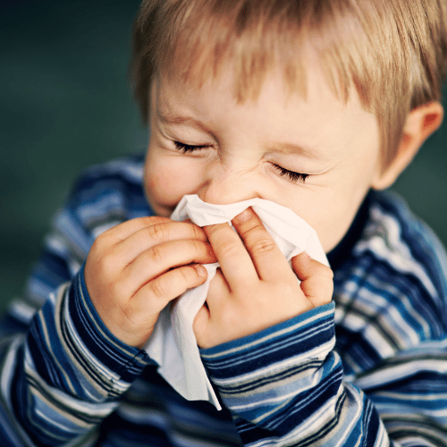 gyermekkori allergia, orrfolyás